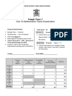 NSGHS Yr 10 Yearly Sample Paper 2