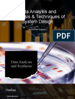Data Analysis and Synthesis & Techniques of System