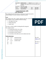 Example - Simply Supported Beam With Intermediate Lateral Restraints