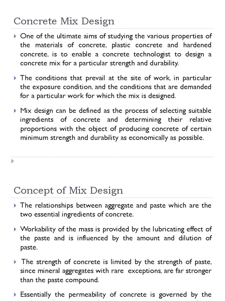 Concrete Mix Design PDF