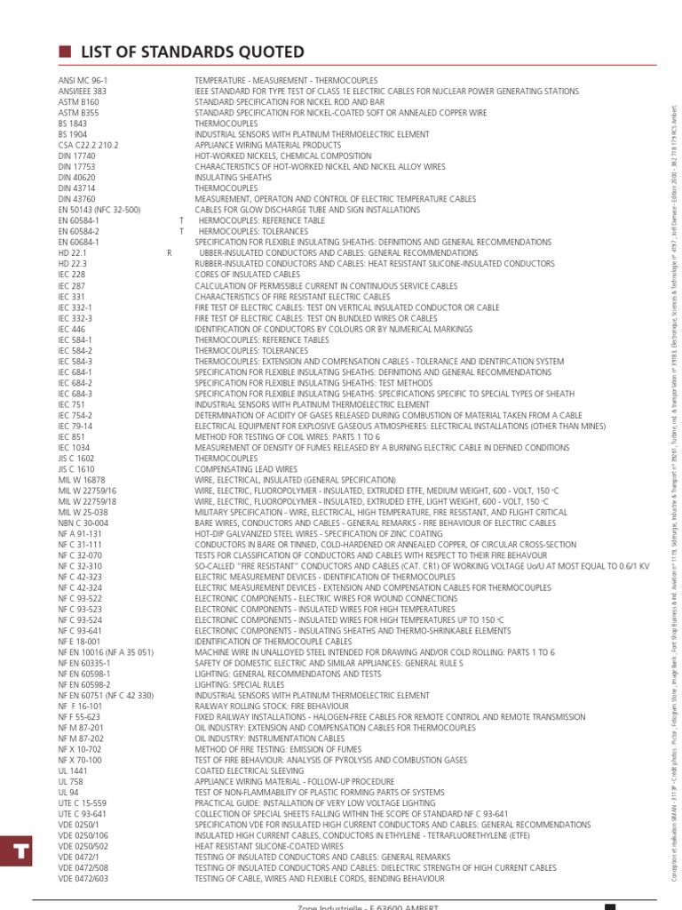 Odp Norm Gb | Pdf | Thermocouple | Electrical Wiring