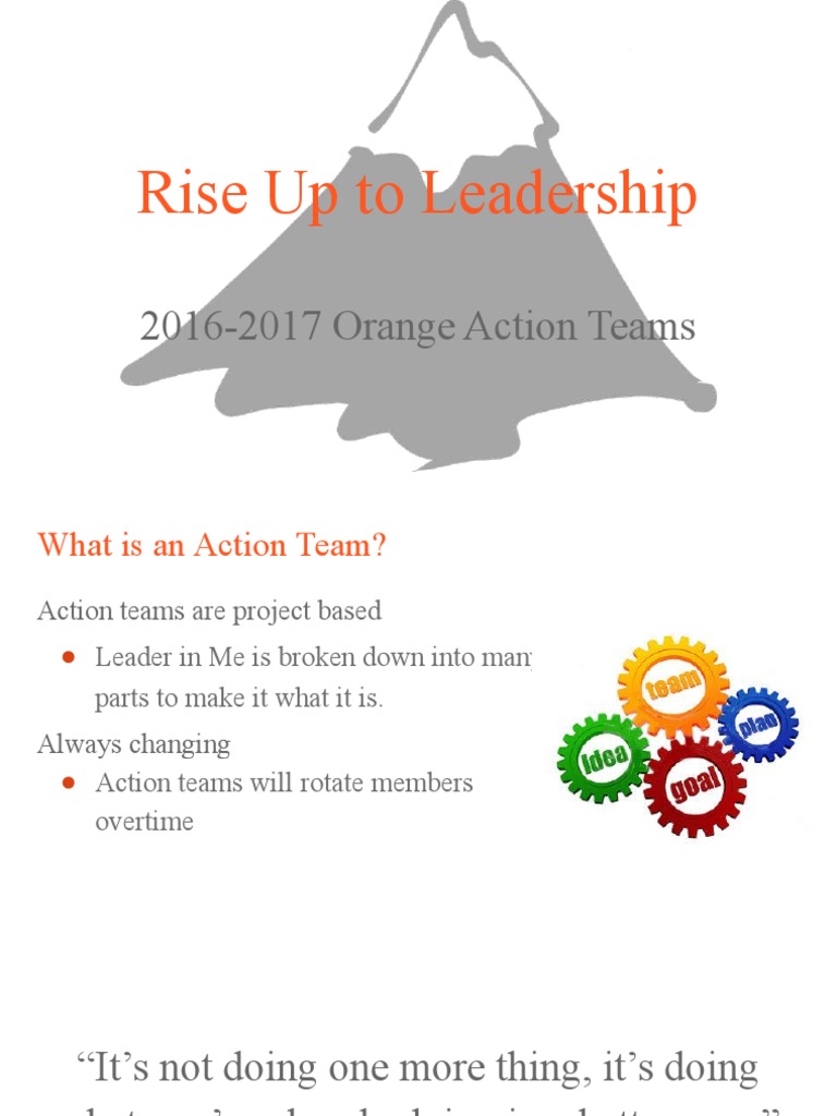 Action Teams for Leadership Development | PDF | Leadership | Cognition