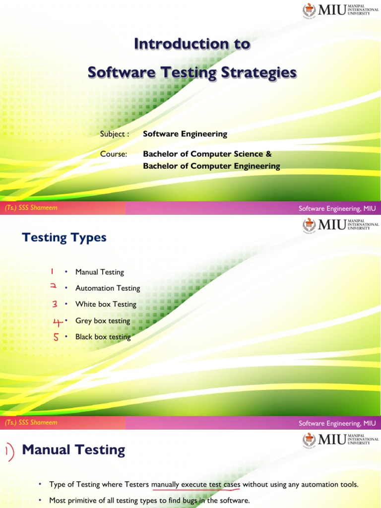 Software Testing Strategies | PDF
