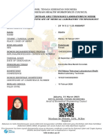 The Indonesian Health Workforce Council: Surat Tanda Registrasi Ahli Teknologi Laboratorium Medik