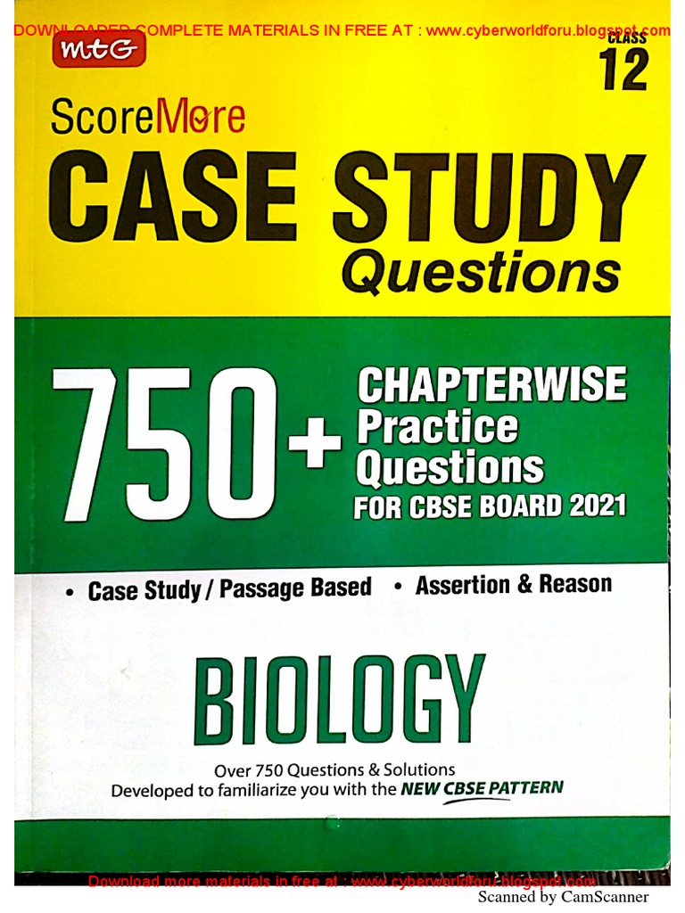 Bio Case Study Based Questions Answers Chapterwise 001 Pdf