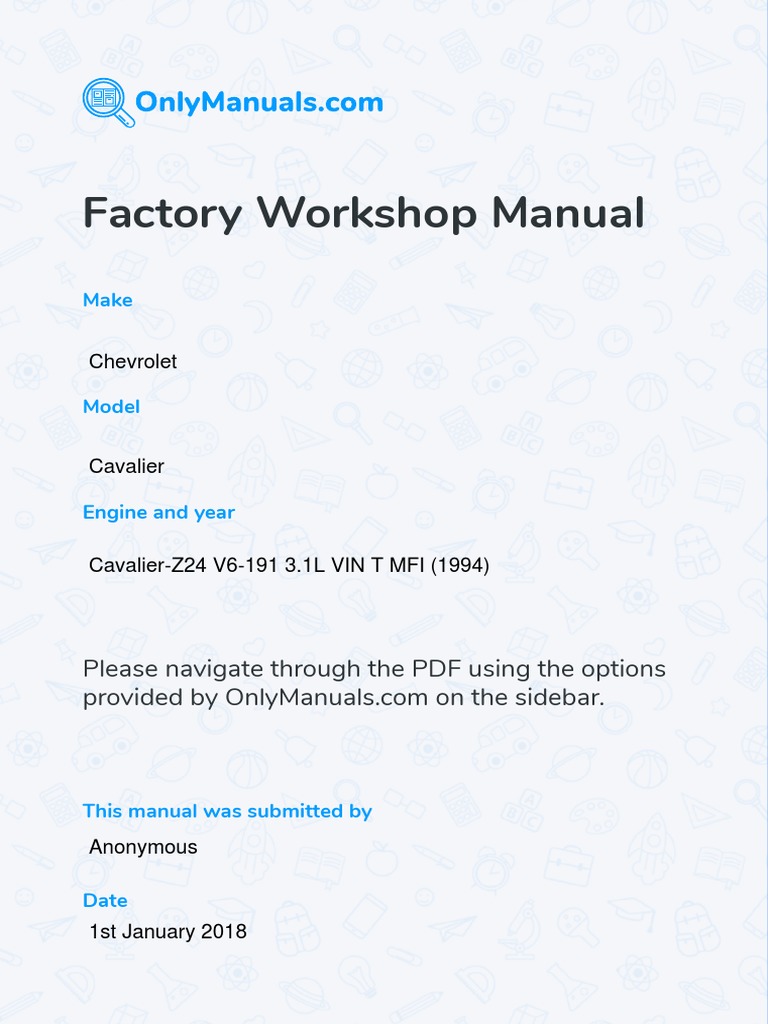2004 CHEVY CAVALIER REPAIR MANUAL PDF visual data 2