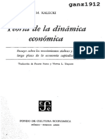 KALECKI, M. - Teoría de La Dinámica Económica (Ensayo Sobre Los Movimientos Cíclicos y A Largo Plazo de La Economía Política) (OCR) (Por Ganz1912)