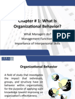 What Is Organizational Behaviour