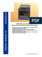 Temperature Controller With Universal Input ESM 4420 Manual en