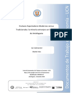 Enclaves Exportadores Modernos Versus Tradicionales.