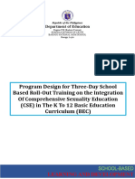 Training Design CSE