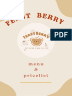 Feast Berry's Menu