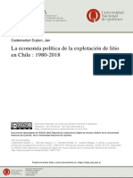 Economía Política Explotación Del Litio en Chile.
