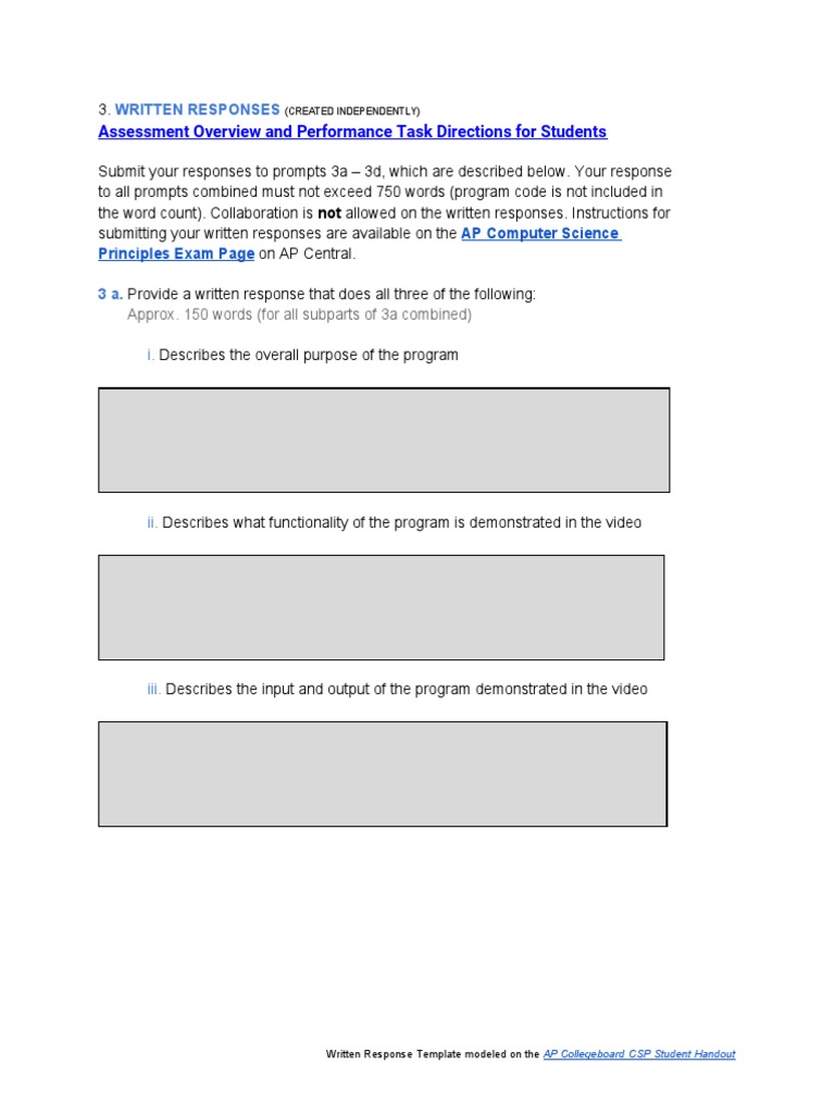 AP CSP Create Task Code Segments Guide | PDF | Computer Program ...