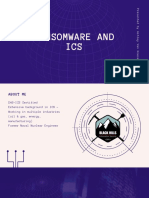 Intro To Ransomware and Industrial Control Systems (ICS)