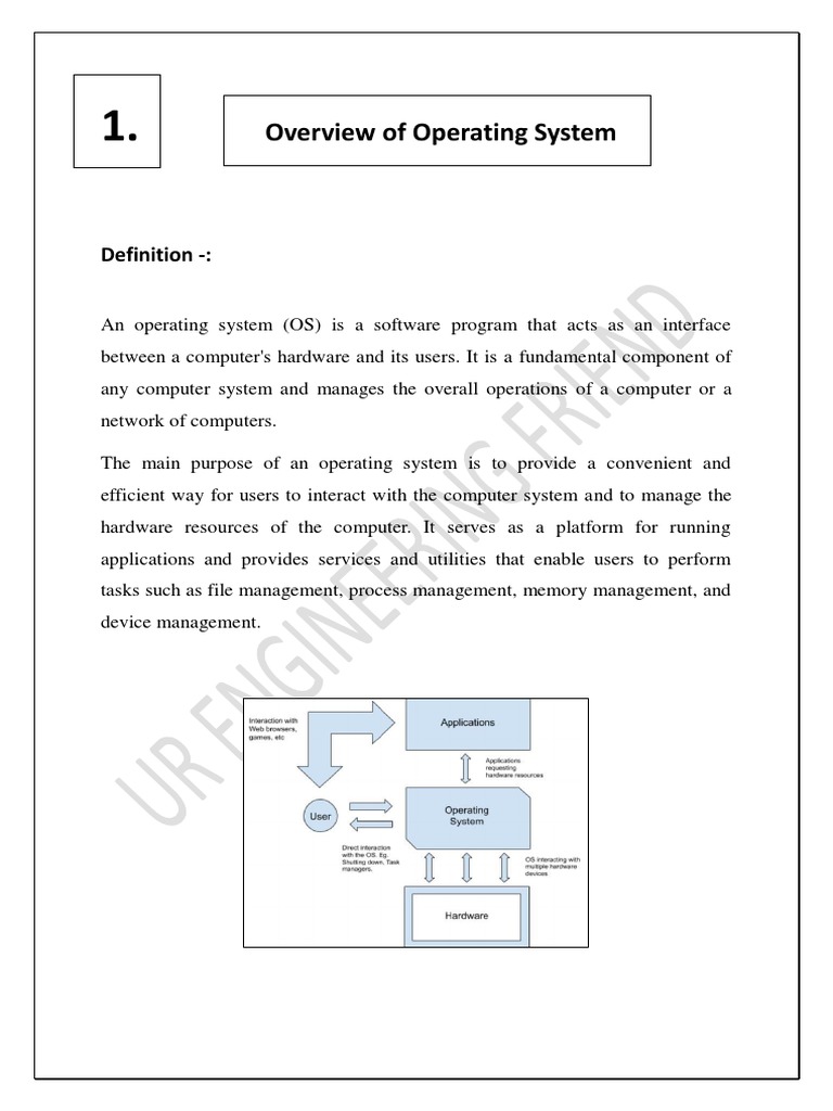 OSY Notes Vol 1 - Ur Engineering Friend | PDF | Operating System ...