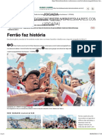 Ferrão Faz História - Jogada - Diário Do Nordeste