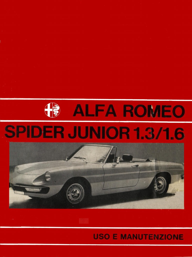ALFA ROMEO SPIDER 939 SERVICE MANUAL PDF visual data 2