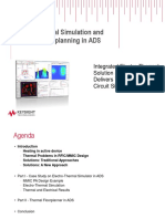 Integrated Electro-Thermal Simulation in ADS