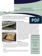 LTRC 14-4ST Technical Summary 579 I-10 Girder Repair Using Post-Tensioned Steel Rods and Carbon Fiber Composite Cables (CFCC)