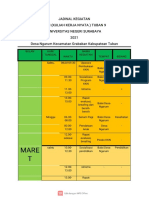 JADWAL KEGIATAN KKN TUBAN 9 Revisi