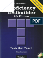 Proficiency Testbuilder With Key 4th Edition Harrison Mark 4 PDF Free