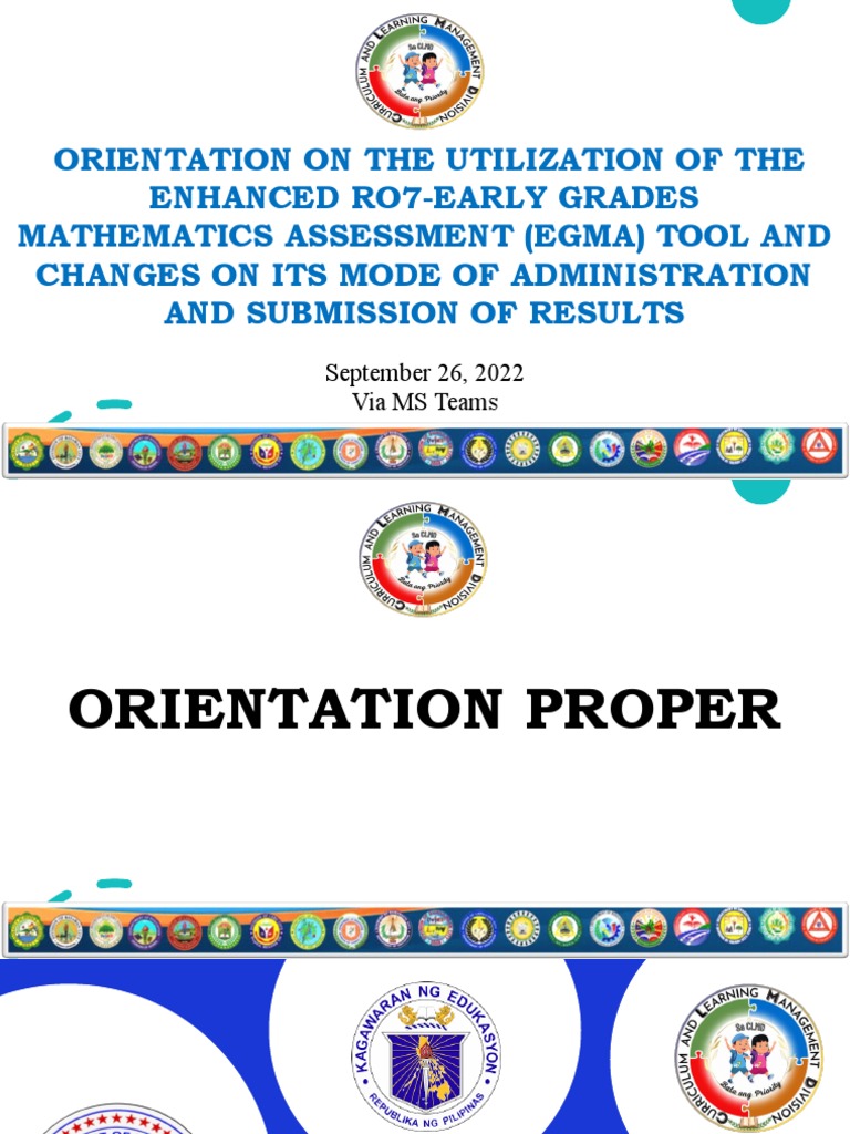 Electronic Egma Orientation For Sdo Pdf Learning Cognitive Science