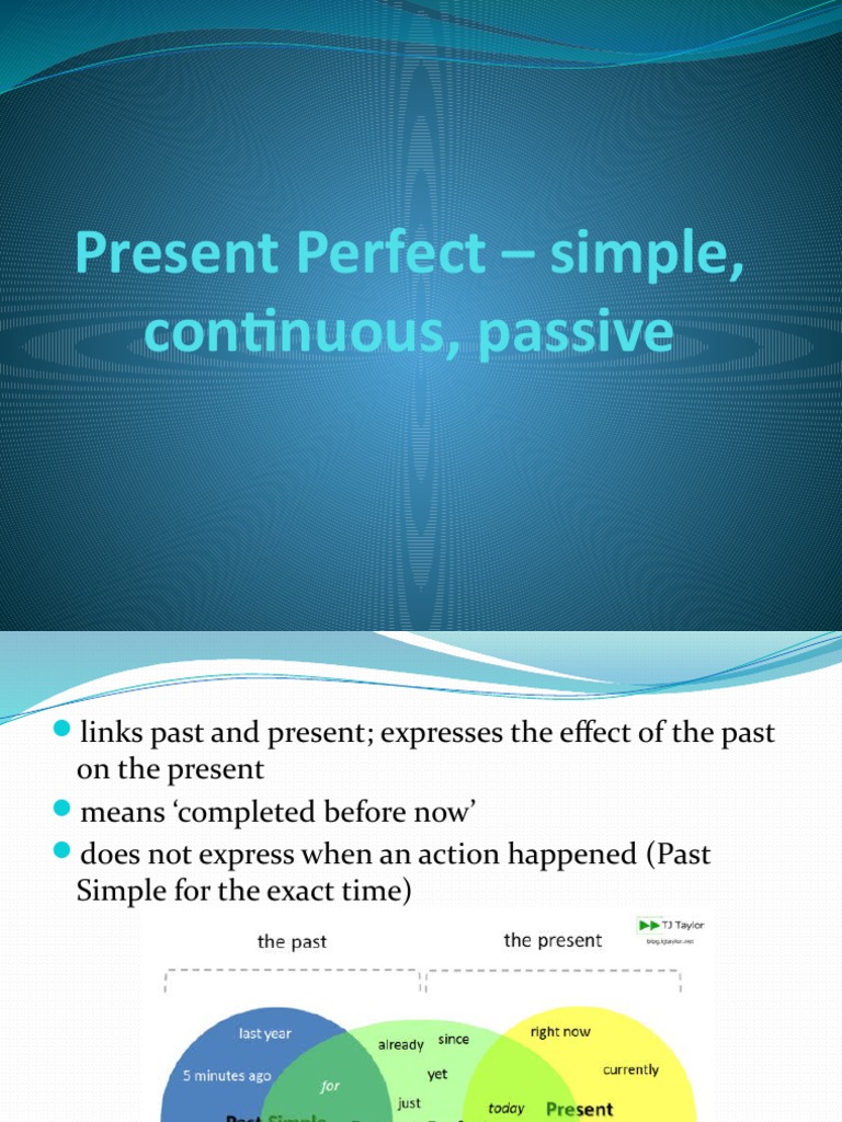Understanding Present Perfect Tenses | PDF | Perfect (Grammar ...