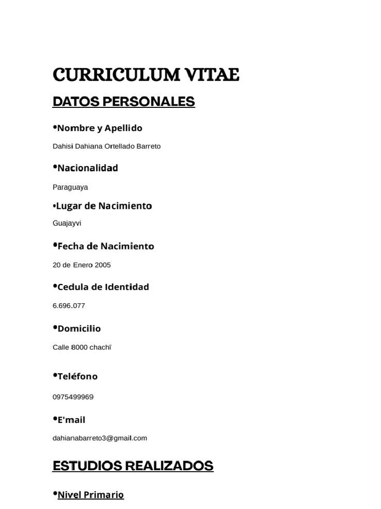 Cv pdf