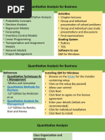 Quantitative Analysis 