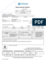 Resolucion Licencia Medica