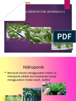 Presentasi (Bertanam Hidroponik Sederhana)