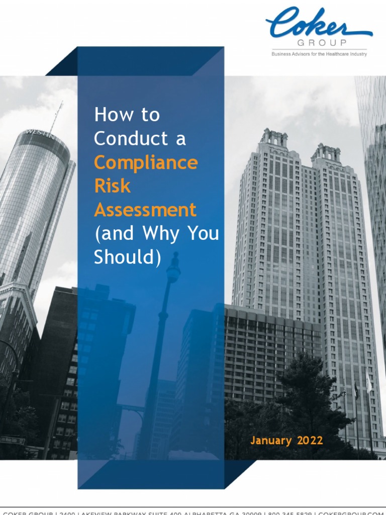 Conducting Healthcare Compliance Assessments | PDF | Risk | Regulatory ...