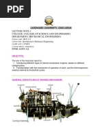 Mce 211-Lecture Note-Internal Combustion Engines