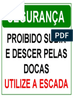 PLACA - SEGURANÇA