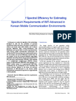 ETRI Journal - 2007 - Chung - Calculation of Spectral Efficiency for Estimating Spectrum Requirements of IMT‐Advanced in