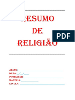 Religião Capa