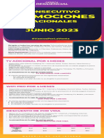 Consecutivo de Promociones Nacional y Frontera - Residencial - Junio 2023