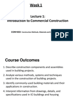 Lecture 1 Introduction To Commercial Construction