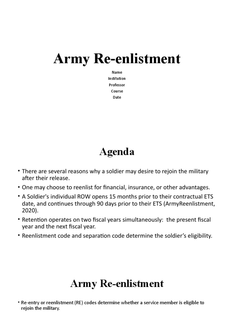 Army reenlistment pdf