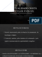 A Espiritualidade Cristã Nos Séculos Xviii-Xx