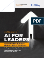 Artificial Intelligence Course For Managers Leaders