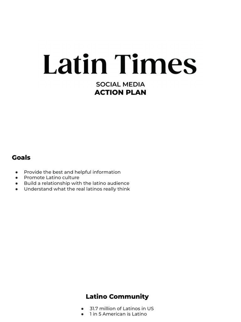 Action Plan Social Media PDF