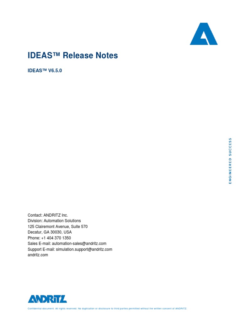 Aa Ideas v650 Release Notes Data | PDF | Mathematical Optimization ...