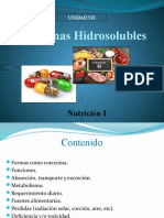 UNIDAD 7 Vitaminas Hidrosolubles 1