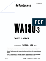 Catálogo de Operação e Manut. WA180-3