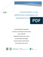 Violaciones A Los Derechos Humanos de Migrantes en México-1