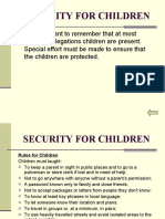 Security For Children