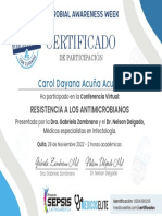 Certificado: Nelson Delgado MD Gabriela Zambrano MD