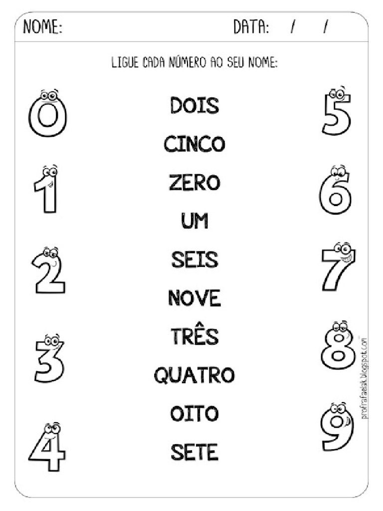 Atividade Para Imprimir Matemática 1ano Pdf